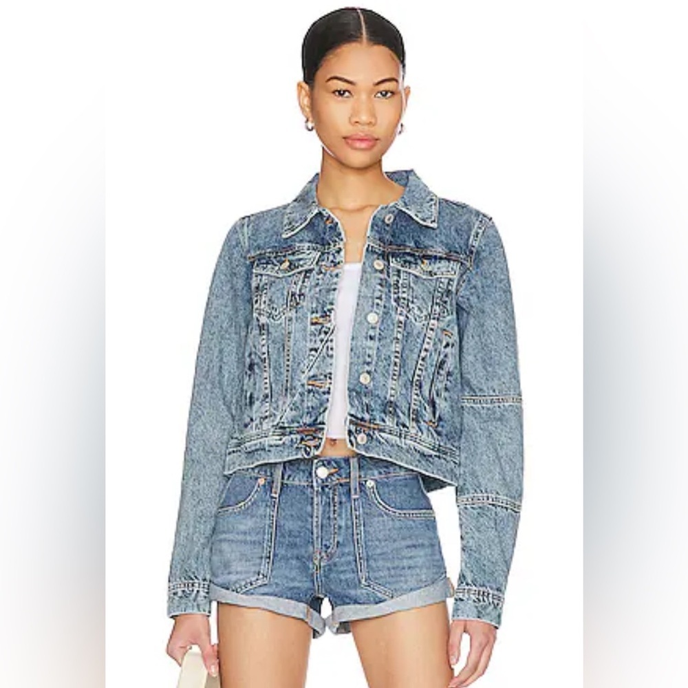 We The Free | Rumors Denim Jacket in Light Indigo